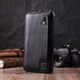 Универсальный кошелек-клатч на одно отделение из натуральной кожи ST Leather 22559 Черный - изображение 8