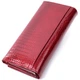 Кошелек для женщин из натуральной лакированной кожи ST Leather 22680 Красный - изображение 2