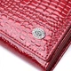 Кошелек для женщин из натуральной лакированной кожи ST Leather 22680 Красный - изображение 5
