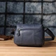 Практичная сумка из натуральной кожи для женщин VINTAGE Bag 22971 Синий - изображение 12