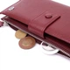 Вертикальный женский кошелек-клатч из натуральной кожи ST Leather 22535 Бордовый - изображение 8