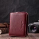 Женский кошелек среднего размера из натуральной кожи ST Leather 22551 Бордовый - изображение 9