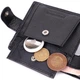 Бумажник для мужчин удобного размера из натуральной кожи ST Leather 22463 Черный - изображение 8