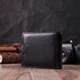 Бумажник для мужчин удобного размера из натуральной кожи ST Leather 22463 Черный - изображение 10