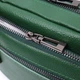Яркая женская сумка с накладным карманом из натуральной кожи Vintage 22639 Зеленая - изображение 8