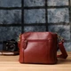 Женская кожаная сумка с тремя секциями Vintage 22,5х16,5х11,5 см (sum0027629) - изображение 10