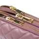 Функциональная женская сумка из натуральной кожи с тремя секциями VINTAGE Bag 22891 Пурпурный - изображение 6