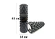 Массажный ролик EasyFit Grid Roller PRO 45 см Черный (A-021506) - изображение 1