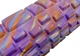 Массажный ролик EasyFit Grid Roller 33 см v.1.1 Multi Фиолетовый (A-021477) - изображение 2