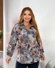 Блуза женская рубашка SOLINNA софт, Мод. 300 Сиреневый, 50 - изображение 2