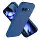 Силіконовий чохол Soft Tuch з мікрофіброю всередині для Google Pixel 10А Синій - зображення 5