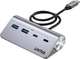 USB Hub Unitek uHUB Q4 4-in-1 USB-C Hub Space Grey (H1337AGY01) - obraz 1
