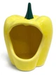 Купалка \ миска керамічна для хом'яків Mazceramics ручної роботи перець жовтий Г:6 см х Ш:9 см х В:10 см - зображення 1
