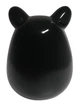 Купалка керамічна для шиншили Mazceramics ручної роботи з вушками чорна Г:13 см х Ш:15 см х В:22 см - изображение 3