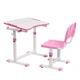 Комплект дитячих меблів парта Cubby Olea Pink та стілець FunDesk SS15W Pink - зображення 6