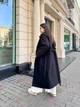 Пальто вовянне, довге, на підкладці Арт SABRINA-05428 чорний 60-64 - изображение 2