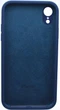 Чохол Silicone Premium case з захистом камери для iPhone XR Full Camera Protective dark blue 0030 - изображение 2