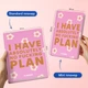 Мини-планер «I HAVE ABSOLUTELY NO PLAN mini» розовый - изображение 4