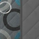 Покрывало пайяное Zastelli Circl/14-4102Glacier Grey Евро 200x210 см Двустороннее (2555000009570) - изображение 2