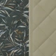 Покрывало пайяное Zastelli Oliva on dark/Green Односпальное 145х210 см Двустороннее (2555000009693) - изображение 2