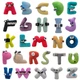 Набор мягких плюшевых игрушек Алфавит Лор Alphabet 26 букв 18-20 см, Мягкий развивающий английский алфавит - изображение 1