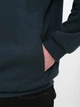 Свитшот мужской зеленый на флисе с горлом на молнии 1359-3 3XL - изображение 9