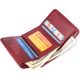 Компактный кошелек удобного формата из натуральной кожи ST Leather 23077 Бордовый - изображение 7