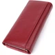 Элегантный кошелек у два сложения из натуральной кожи ST Leather 23065 Бордовый - изображение 2