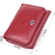 Компактный женский кошелек из натуральной кожи ST Leather 23073 Бордовый - изображение 3