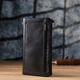 Женский кожаный кошелек-клатч с отделением под телефон ST Leather 23101 Черный - изображение 8