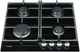 Варочная поверхность газовая Fabiano FHG 1244 VGH Black Glass - изображение 1