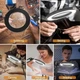 Лупа лампа настольная трансформер гибкая с LED подсветкой 3 режима увеличение 10x диаметр стеклянной линзы 60мм на струбцине Elite - изображение 5