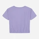 Подростковая укороченная футболка для девочки Calvin Klein 478339602 140 см Сиреневая (1159837463) - изображение 2