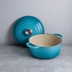 Кастрюля Le Creuset Signature Teal 2,4 л с крышкой бирюзовая (21177201702430) - изображение 4
