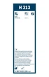 Щітка склоочисника задня каркасна (двірник) BOSCH Rear, 3 397 015 193, 300 мм - зображення 4