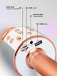 Беспроводной микрофон для караоке UTM WS858 с Bluetooth колонкой и изменением голоса Динамический (WS858LRT) - изображение 10