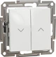 Вимикач для жалюзі Schneider Electric Asfora білий без рамки EPH1370121 - зображення 1
