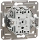 Перемикач 1-клавішний Schneider Electric Asfora кремовий без рамки EPH0470123 - изображение 2