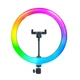 Кольцевая лампа RGB MJ260 Soft Ring Light 26 см Световое кольцо для селфи RGB (37107) - изображение 2