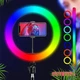 Кольцевая лампа RGB MJ260 Soft Ring Light 26 см Световое кольцо для селфи RGB (37107) - изображение 4