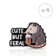 Брошь-значок BROCHE бижутерия Животные Опоссум Cute but Feral (Милый, но Дикий) серая BRGV115074 - изображение 1