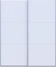 Шкаф купе G-Caiser Белый/Белый 2 ДСП / 3 части 200х60х240 см (42005227) - изображение 3