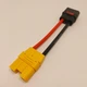 Переходник 30см ХТ120 Female на QS8-S Мale Адаптер LiPo аккумуляторов с кабелем 10AWG коннектор разъем мама папа - изображение 4