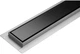 Трап линейный Fala Wave Wet-Dry Black Glass 80х7х2 см с сифоном 52 мм нержавеющая сталь (71616_f) - изображение 5
