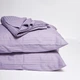 Постільний набір Moon&Star (простирадло 150х220 + 2 наволочки 50х70) Satin Stripe Soft Lilac (MS-880000697) - изображение 1