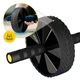 Ролик (гимнастическое колесо) для пресса 4FIZJO Ab Wheel Black/Yellow (P-5907739314840) - изображение 5