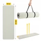 Коврик (мат) спортивный 4FIZJO TPE 180 x 60 x 0.6 см для йоги и фитнеса Grey/Black (P-5907739317100) - изображение 7