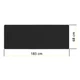 Килимок спортивний Cornix PU 183 x 68 x 0.4 см для йоги та фітнесу XR-0317 Black - изображение 7