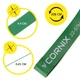 Эспандер-петля Cornix Power Band 11-57 кг (резина для фитнеса и спорта) набор 3 шт XR-0089 - изображение 4