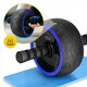 Ролик (гімнастичне колесо) для преса 4FIZJO Ab Wheel XL Black/Blue (P-5907739314437) - зображення 7